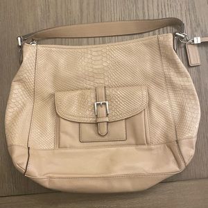 Coach tan purse
